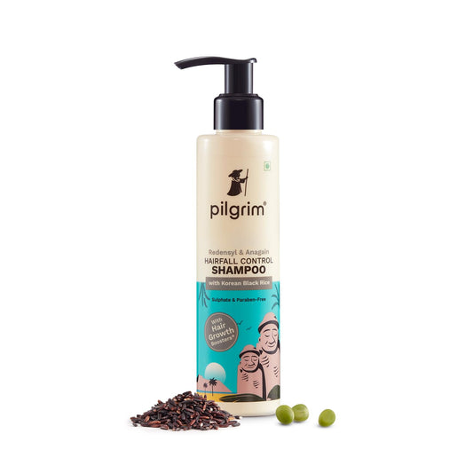 Pilgrim Redensyl & Anagain Hairfall Control Shampoo with Korean Black Rice 200ml