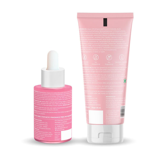 PLIX  SPF 50+ Guava Glow Sunscreen and 23% Vitamin C Guava Face Serum Combo (50g and 20ml)