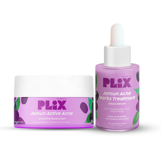 PLIX - THE PLANT FIX Niacinamide Jamun Moisturizer and Serum Combo(30 gm + 30ml)
