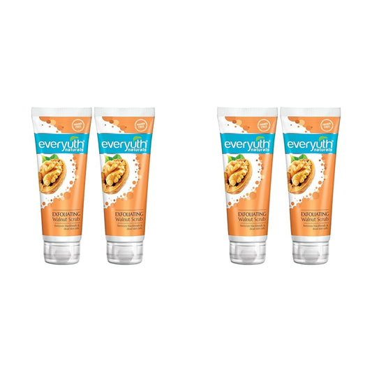 Everyuth Naturals Exfoliating Walnut Scrub Gentle Face Scrub | 100Gm(Pack Of 2)