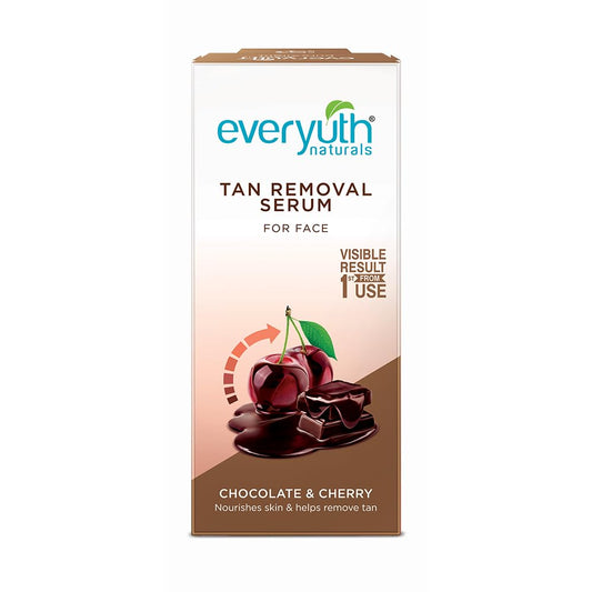 Everyuth Naturals Pure & Light Tan Removal Choco Cherry Serum, 30ml, Bottle