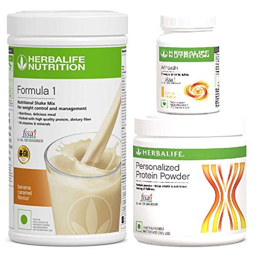 Herbal Formula 1 Combo of banana Shake + Protein Powder 200g & Afresh Lemon