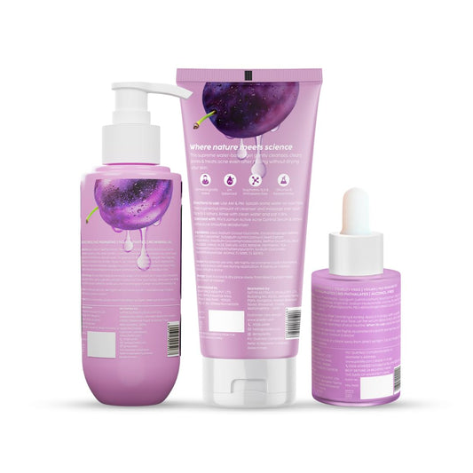 PLIX  Jamun Cleanser-100ml, Body Wash-236ml and Serum-30ml Combo