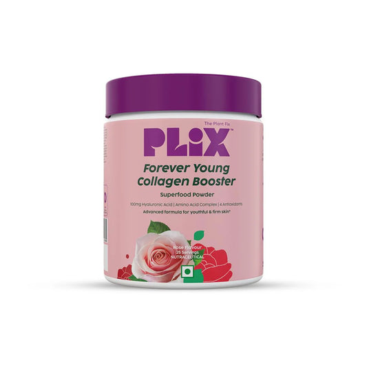 PLIX The Plant Fix Wholefood Collagen Builder Powder for Skin - Rose -200 gm