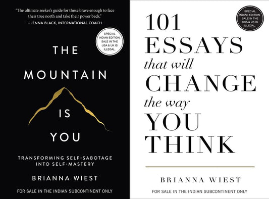 Mountain is you + 101 essay + this is how you heal -Paperback