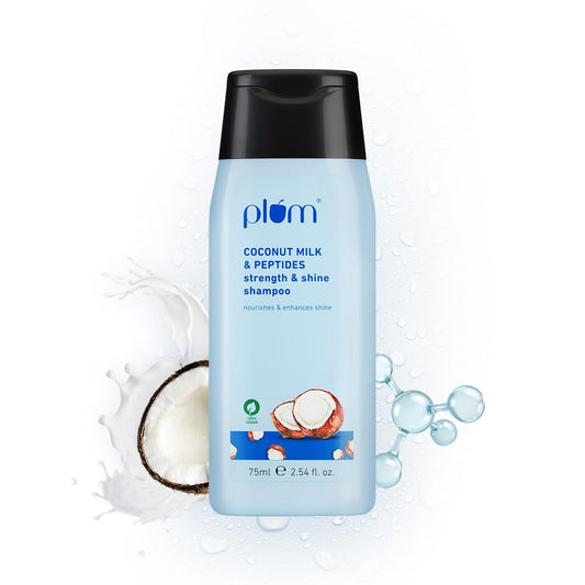 Coconut Milk & Peptides Strength & Shine Shampoo :- 75ml