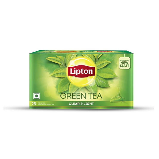 Lipton Clear & Light Green Tea Bags -25 Pcs,