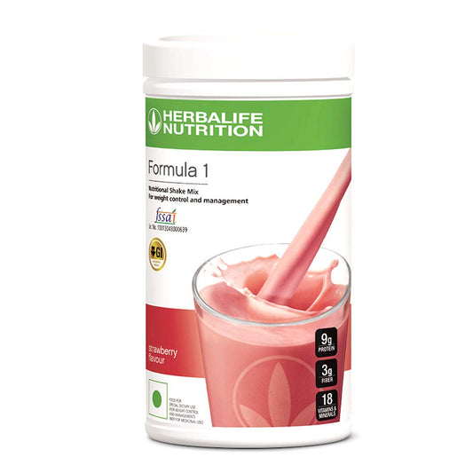 Herbalife nutrition weight loss package pack of 4 Strawberry 500 g, protein 200 g, cell u loss, afresh energy drink mix - (Peach)