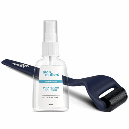 Man Matters Advance Derma Roller with Disinfectant | For Scalp & Beard |