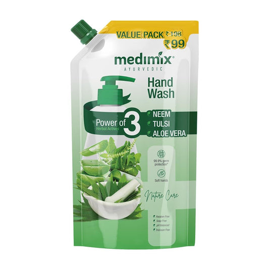 Medimix Ayurvedic Nature  Hand Wash  With Neem, Tulsi & Aloe Vera 675ml