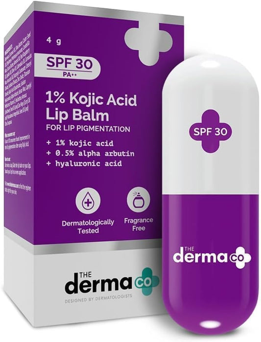 The Derma Co 1% Kojic Acid Lip Balm - 4 gm