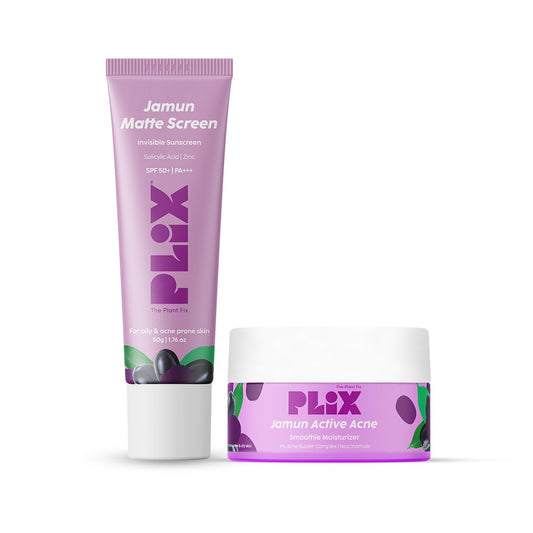 PLIX FIX Spf 50 Acne Combo, Liquid Moisturizer And Sunscreen (30Gm + 50Gm)