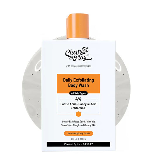 Chemist At Play Exfoliating Body Wash, 4% Salicylic Acid, Vitamin E and Lactic Acid
