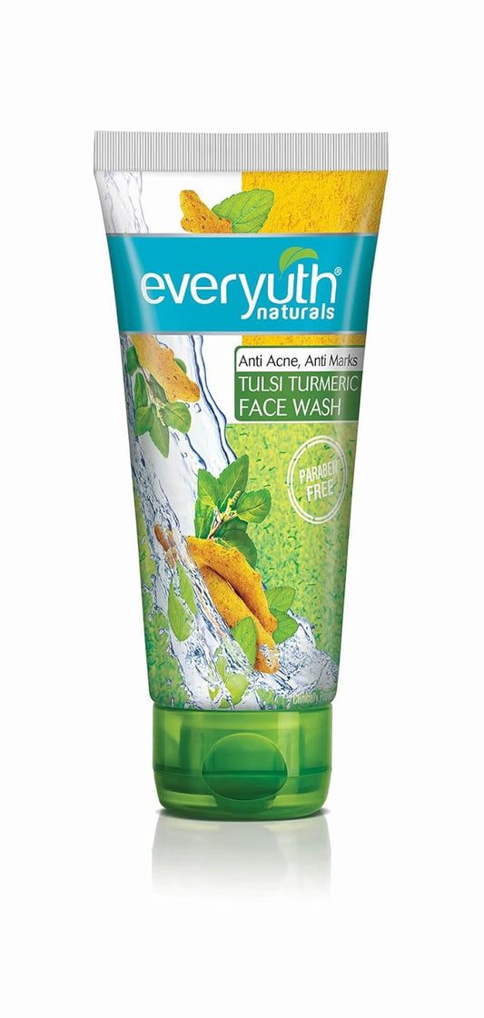 Everyuth Naturals Anti Acne, Anti Marks Tulsi Turmeric Face Wash - 150G