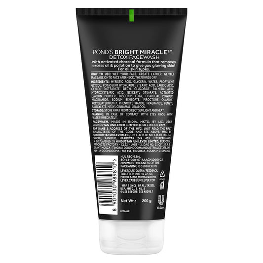 POND'S Bright Miracle Detox Facewash 200gm