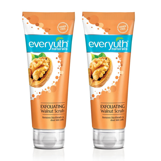 Everyuth Naturals Exfoliating Walnut Scrub Gentle Face Scrub | 100Gm(Pack Of 2)