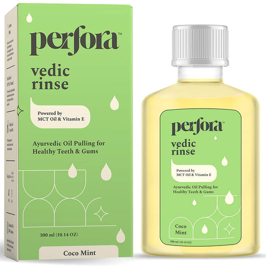 Perfora Vedic Rinse - Coco Mint Oil Pulling -15 days pack | 300 ml
