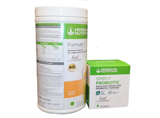 HERBALIFE NUTRITION Formula Mango and Simply Probiotic