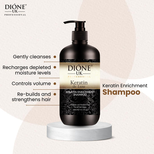 DIONE UK Keratin Enrichment Hair Shampoo (300 ML)