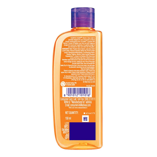 Clean & Clear Vitamin C Face Wash 150ml