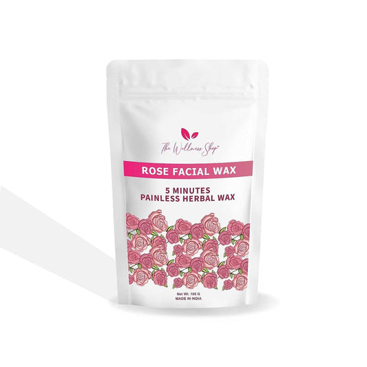 The Wellness Shop Rose Facial Wax Powder - 100 gms