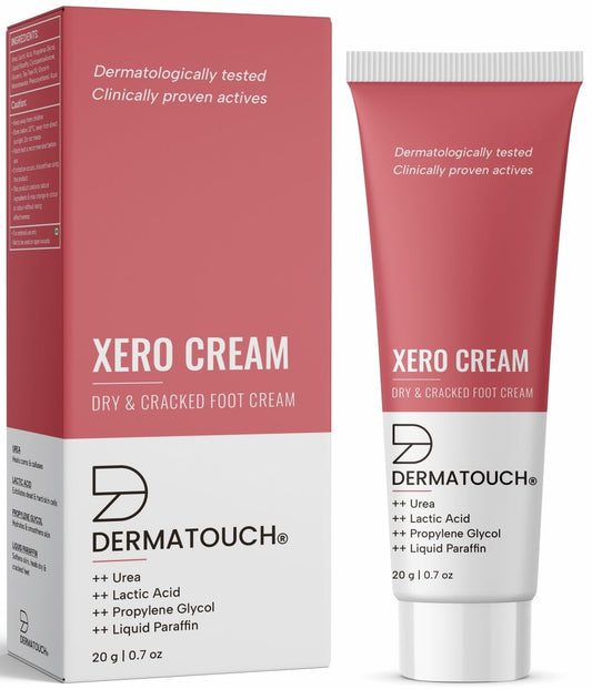 DERMATOUCH Xero Cream | Specially for Dry & Cracked food Cream -20G