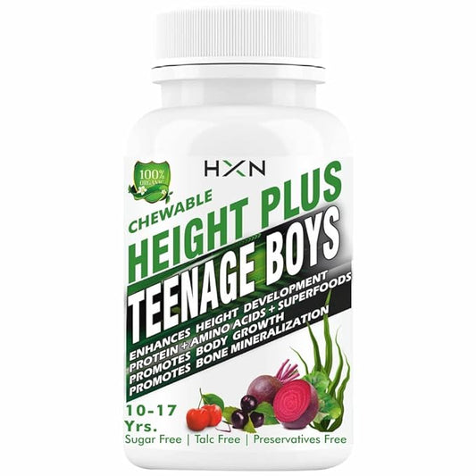 HXN Height Increase Medicine For Boys - 60 Chewable Tablets