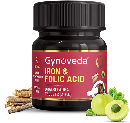 Gynoveda Iron & Folic Acid Tablets