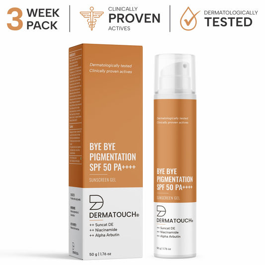 DERMATOUCH BYE BYE PIGMENTATION SUNSCREEN| SPF 50 PA++++ |  -50G