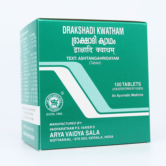 Kottakkal Arya Vaidyasala Drakshadi Kwatham - 100 Tabs