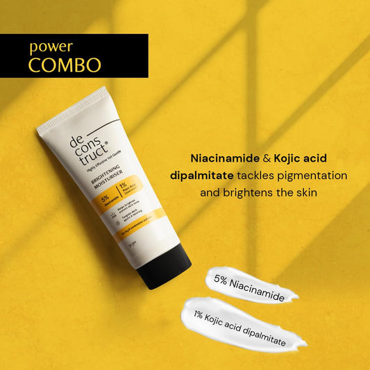 Deconstruct Niacinamide  Face Moisturizer | 5% Niacinamide + 1% Kojic Acid + 5% Vitamin C |