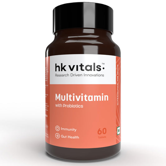 HealthKart hk vitals Multivitamin with Probiotics (60 Tablets)