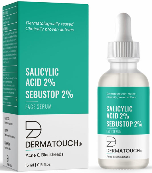 DERMATOUCH Salicylic Acid 2% w/w Sebustop 2% Face Serum  - 15ml