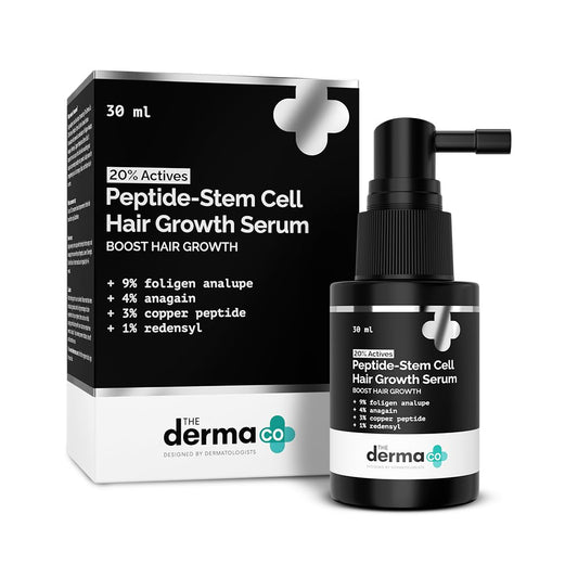 The Derma Co. 20% Actives Peptide Stem Growth Serum- 30ml