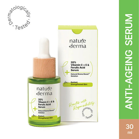 Nature Derma 20% Vitamin C + E & Ferulic Acid Serum -30 ml