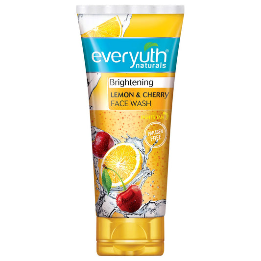 Everyuth Naturals Brightening Lemon & Cherry Face Wash -150 gm