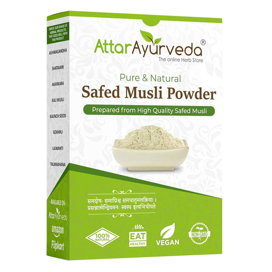 Attar Ayurveda Safed Musli Powder (100 grams)