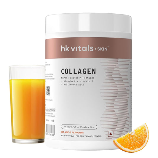 HealthKart hk vitals Marine Collagen Supplement  (Orange, 400g)