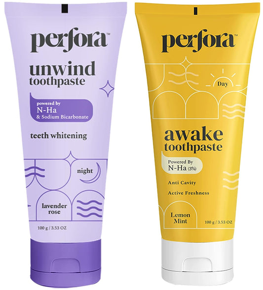 Perfora The Daily Routine Awake & Unwind Toothpaste Combo -Combo