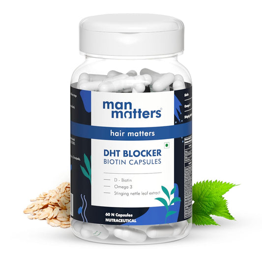 Man Matters DHT Blocker Biotin Capsules-   60 Capsules