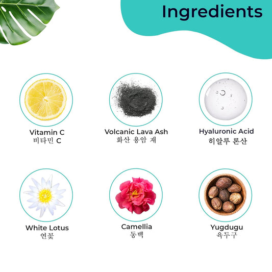 Pilgrim  Korean Skin Face Care Kit  Vitamin C Night Serum 30ml +  Face Wash 100 Ml + Toner 100 Ml + Day Cream Spf50 100 Gm