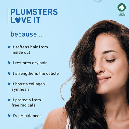 Plum Coconut Shampoo for Dull Hair with Coconut Milk and Peptides for Strong & Shiny Hair :- 250ml