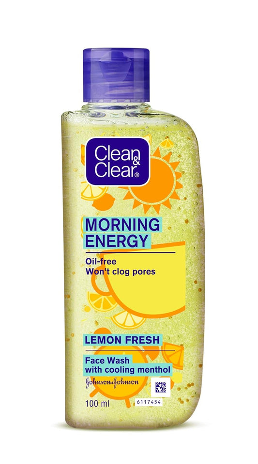 Clean & Clear Morning Energy Lemon Fresh, Yellow, 100 ml