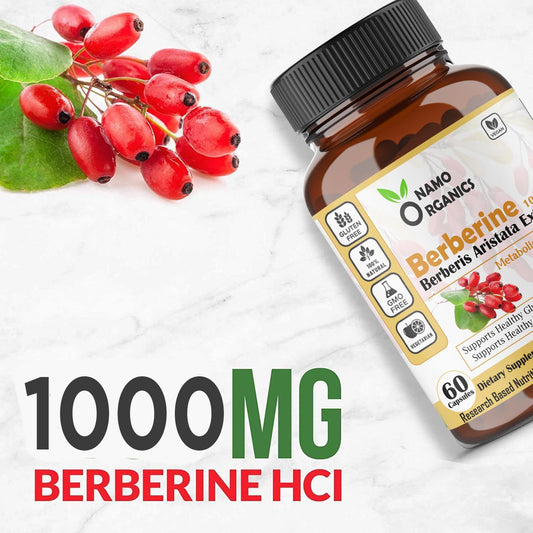 Namo Organics Berberine - 60 Capsules