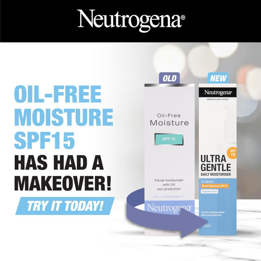 pack of 3 Neutrogena Oil-Free Moisture SPF 15 -100ml