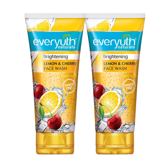 Everyuth Naturals Brightening Lemon & Cherry Face Wash | 150 g |