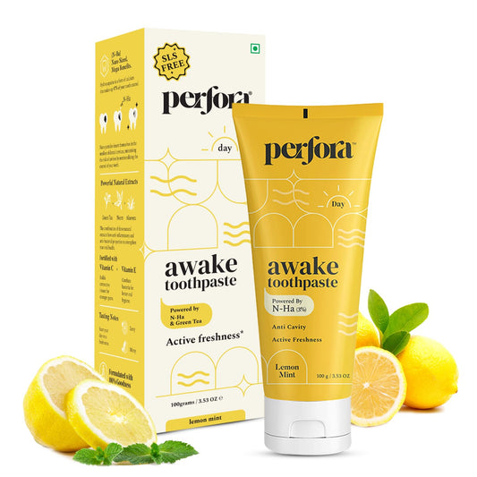 Perfora Awake Toothpaste Lemon Mint -100 gm - Pack of 1