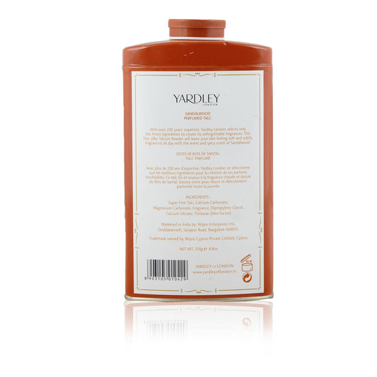 Yardley Perfumed Talc - Sandalwood- 250g