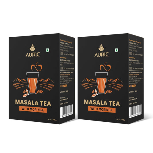 Auric   Moringa Masala Tea - Black Tea from Assam & Darjeeling