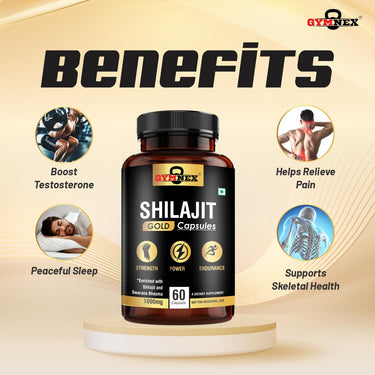 Gymnex Shilajit Gold Capsules - 60 Caps